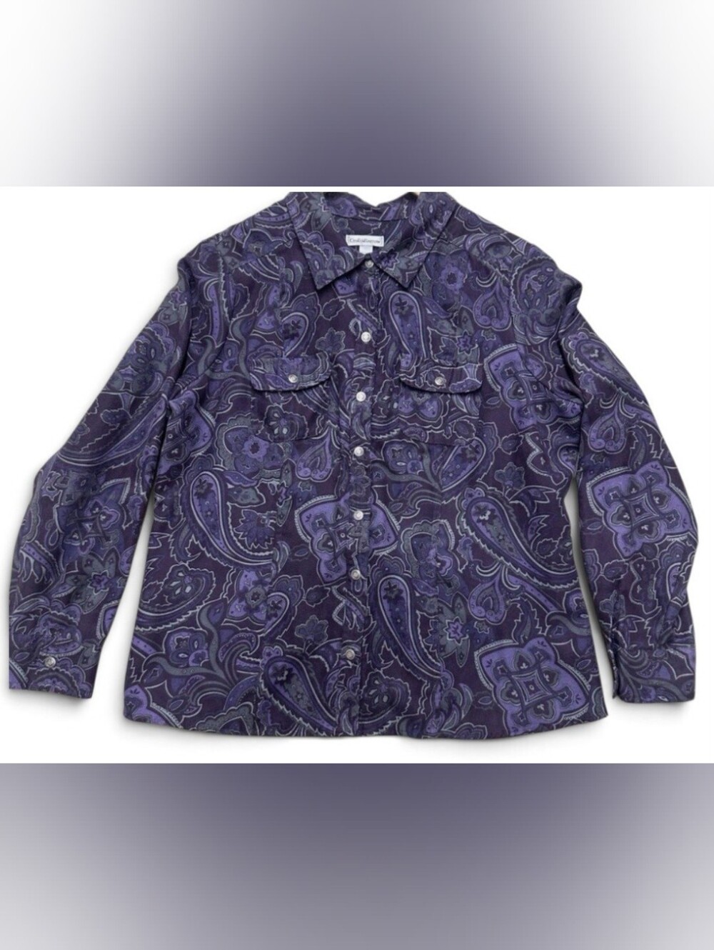 Croft&Barrow  PXL Purple Button Down Shirt